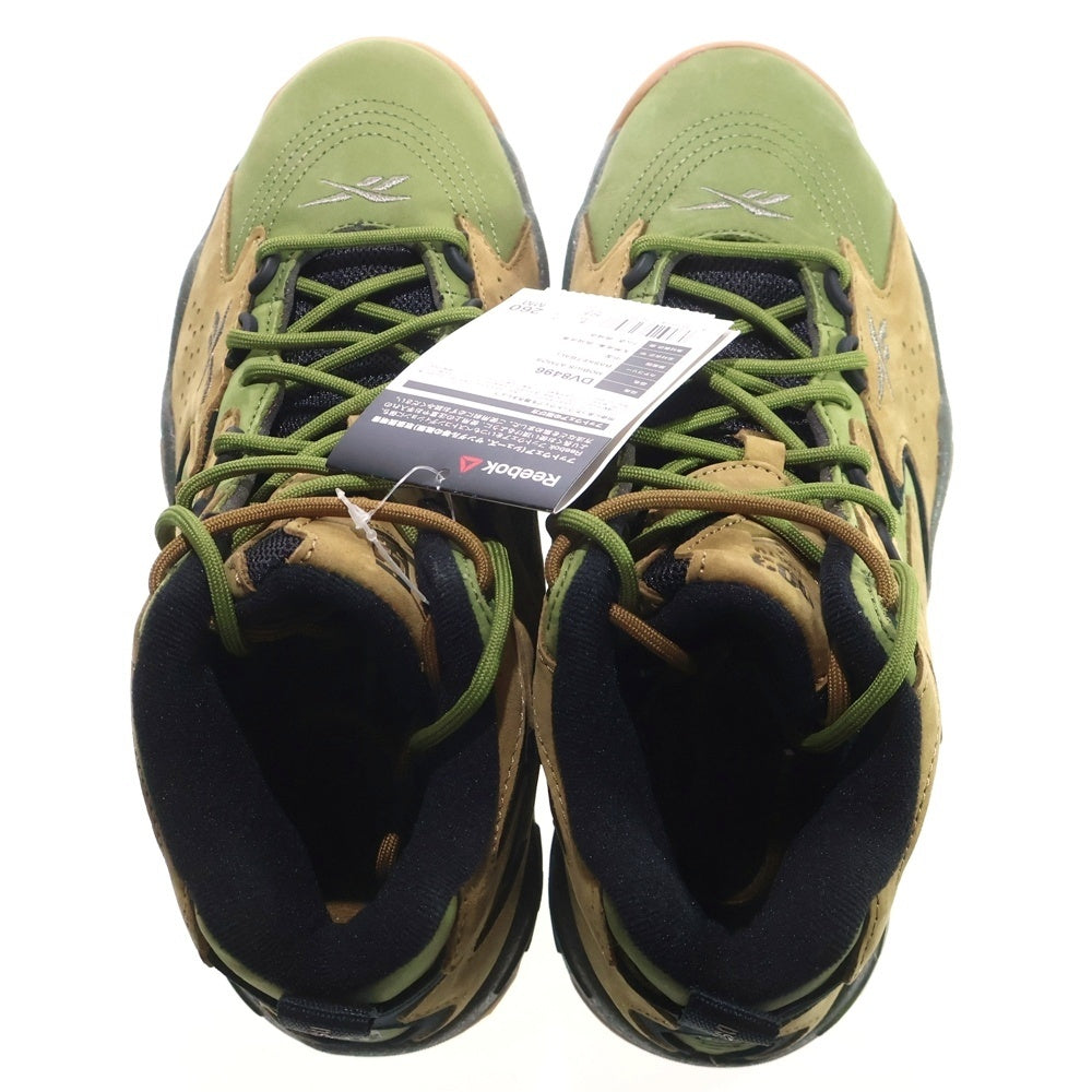 Reebok(リーボック) ×atmos MOBIUS OG メビウス レースアップ ミッドカット スニーカー カーキ US8/26cm DV8496