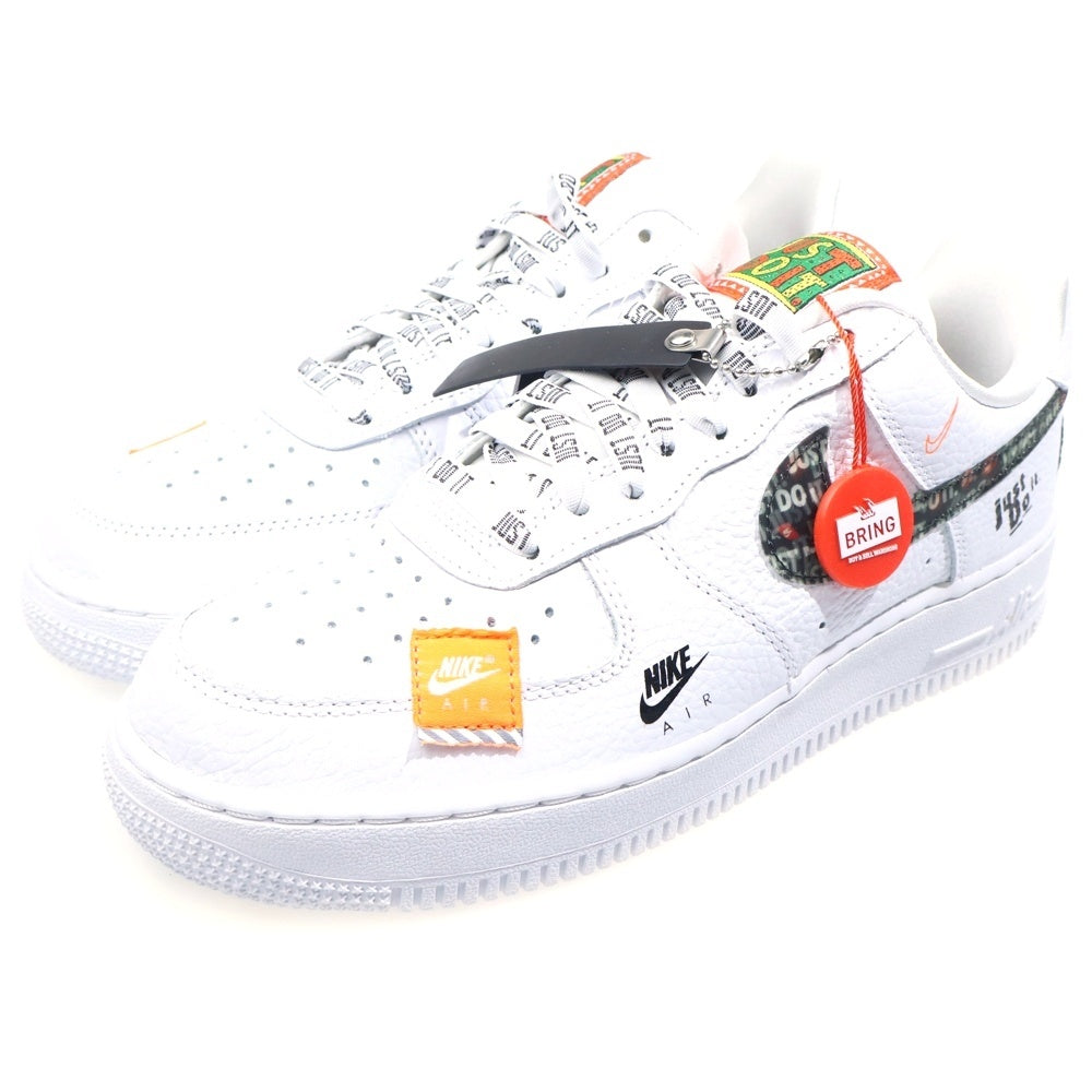 NIKE(ナイキ) AIR FORCE 1 07 PRM JDI エアフォース1 ジャスト ドゥ イット ローカットスニーカー ホワイト US8/26cm AR7719-100