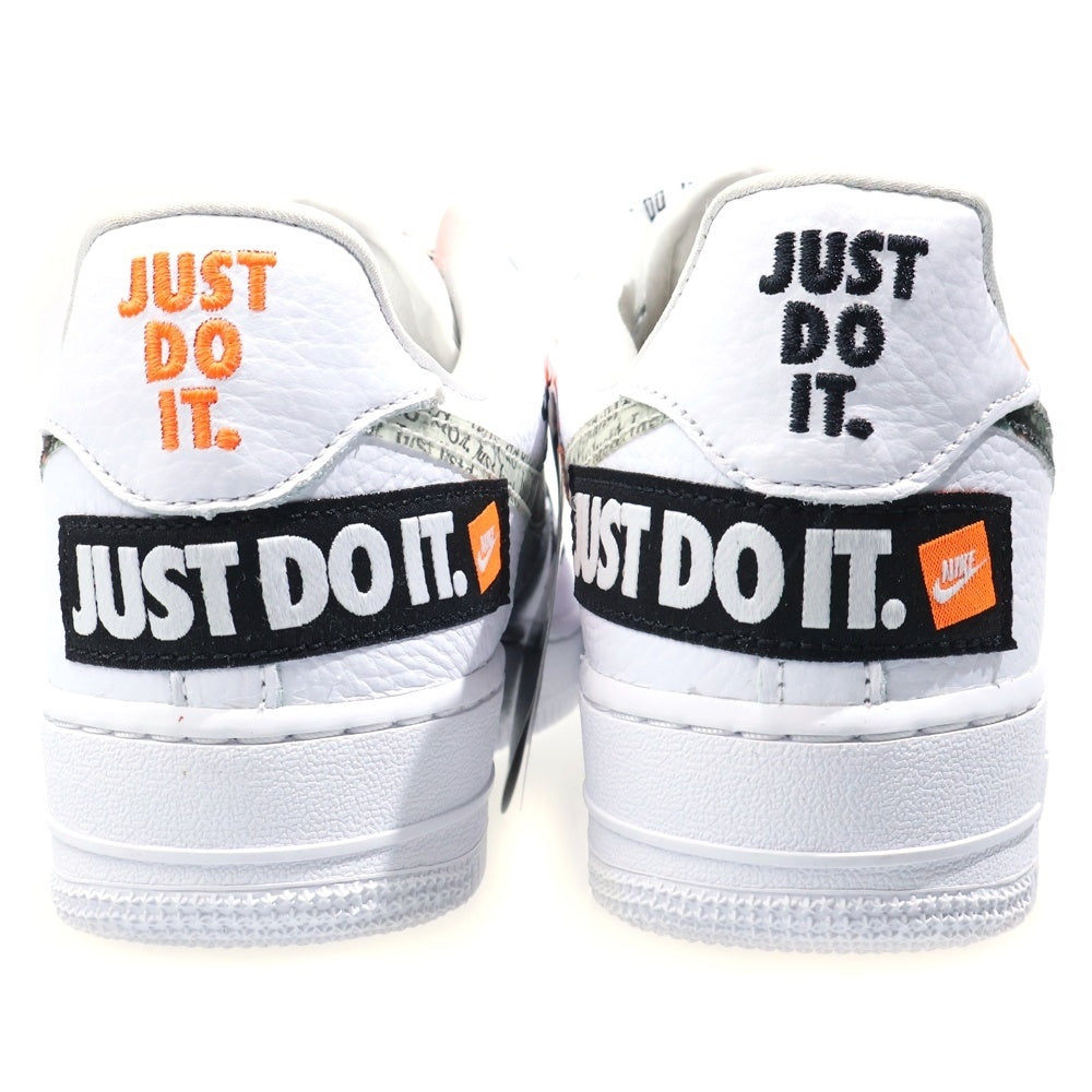 NIKE(ナイキ) AIR FORCE 1 07 PRM JDI エアフォース1 ジャスト ドゥ イット ローカットスニーカー ホワイト US8/26cm AR7719-100