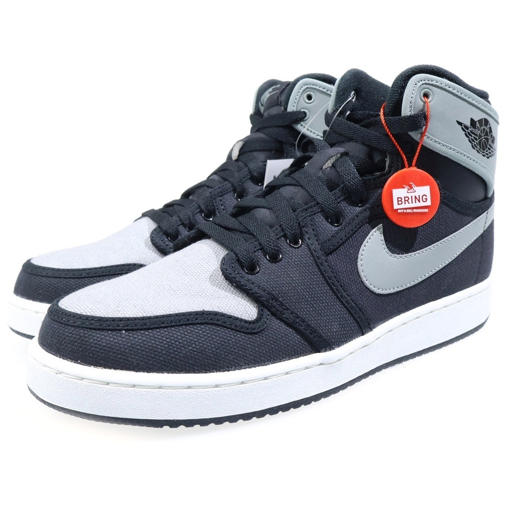 NIKE(ナイキ) 【観賞用 2015年製】 AIR JORDAN 1 KO HIGH OG SHADOW エアジョーダン 1 ノックアウト シャドウ ハイカットスニーカー ブラック/グレー US8/26cm 638471-003