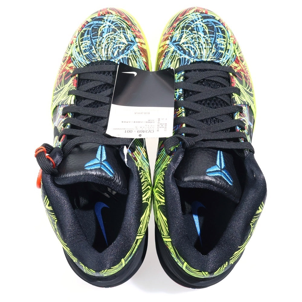 NIKE(ナイキ) KOBE 4 PROTRO WIZENARD コービー 4 プロトロ ウィズナード ローカットスニーカー ブラック/イエロー US8/26cm CV3469-001