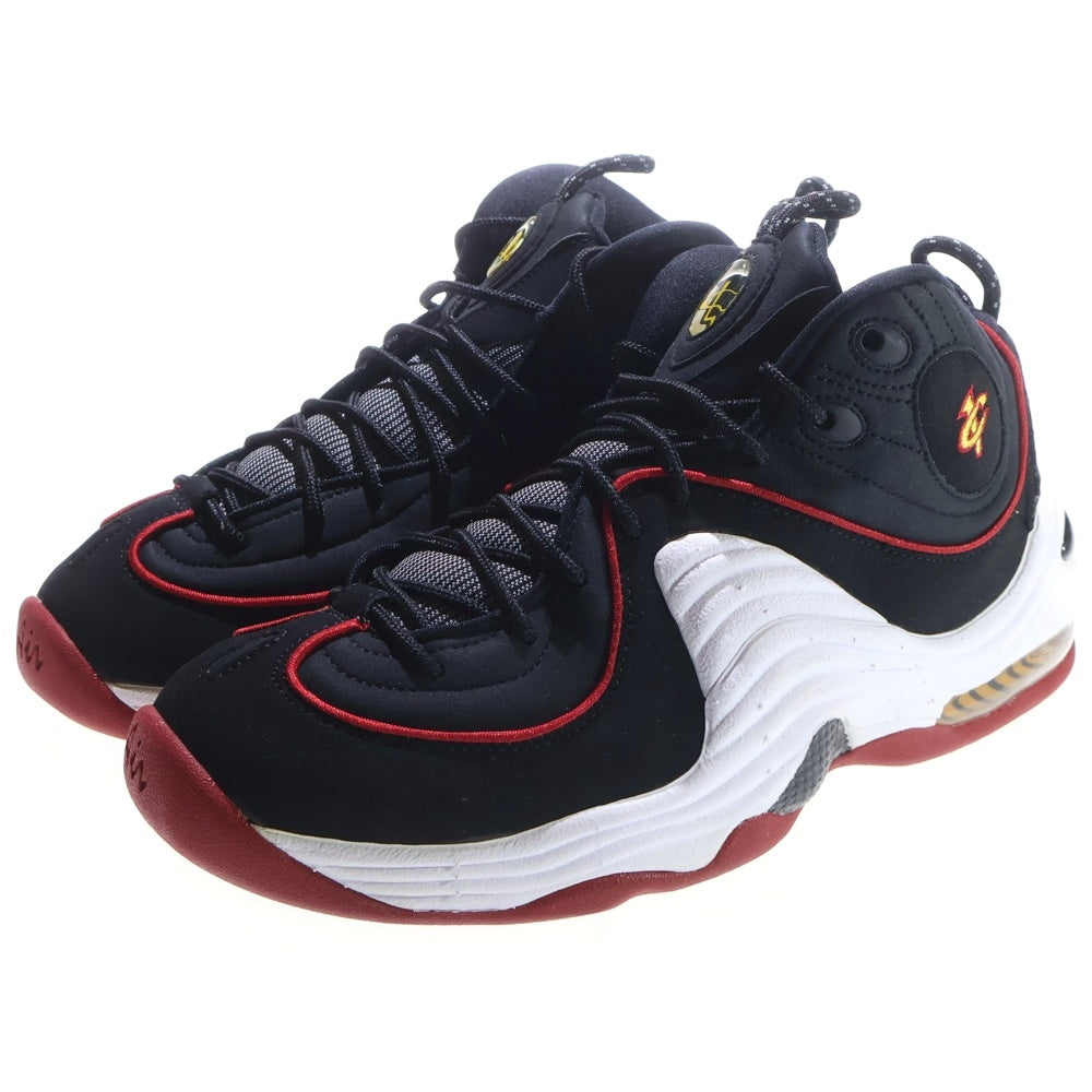 NIKE(ナイキ) 【観賞用 2015年製】 AIR PENNY II MIAMI HEAT エアペニー2 マイアミヒート ハイカットスニーカー ブラック/ホワイト US8/26cm 333886-002