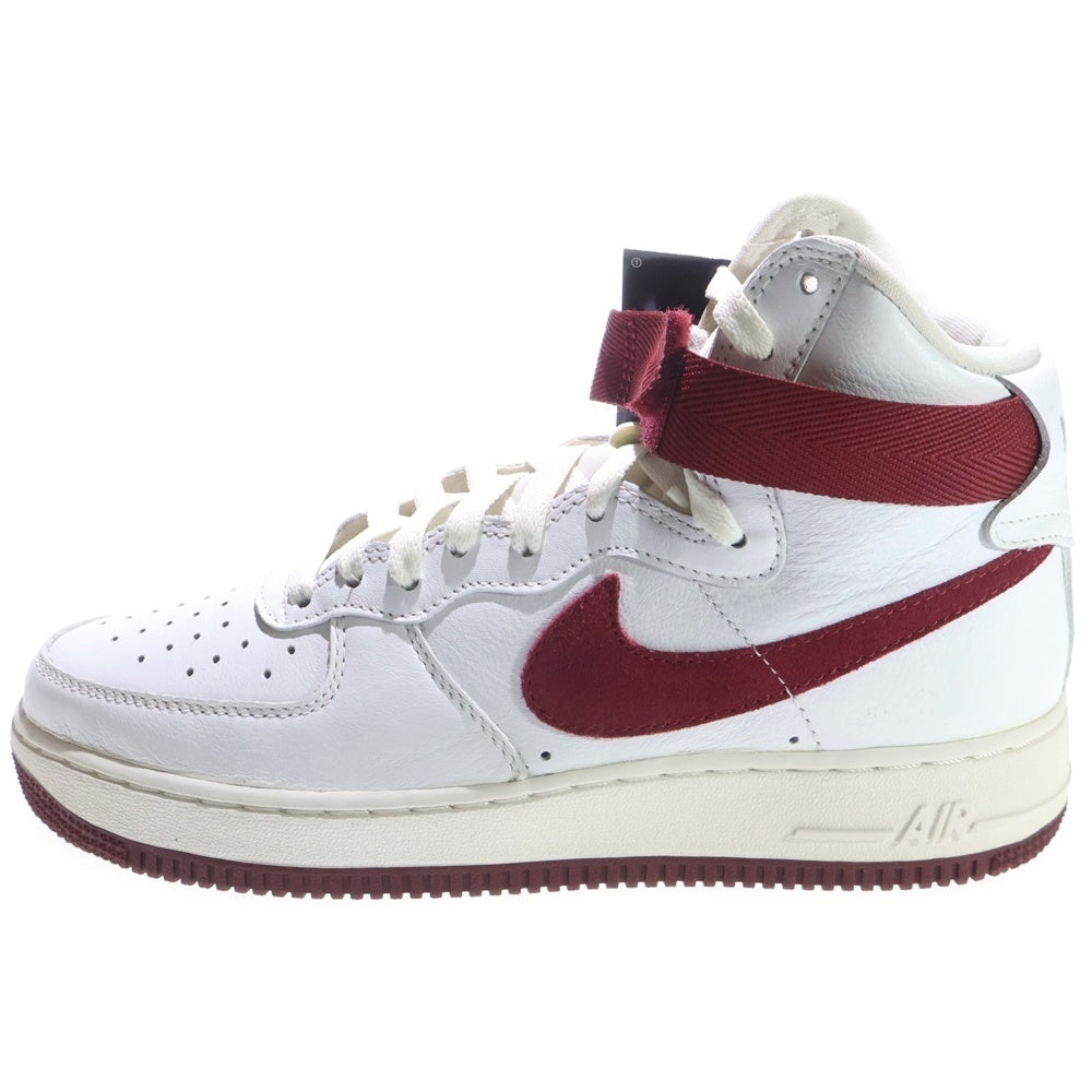 NIKE(ナイキ) 【観賞用 2015年製】 AIR FORCE 1 HI RETRO QS エアフォース1 レトロ ハイカットスニーカー ホワイト/レッド US8/26cm 743546-106