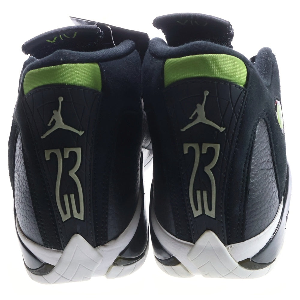 NIKE(ナイキ) AIR JORDAN 14 RETRO INDIGLO エアジョーダン14 レトロ インディグロ ハイカットスニーカー ブラック US8/26cm 487471-005