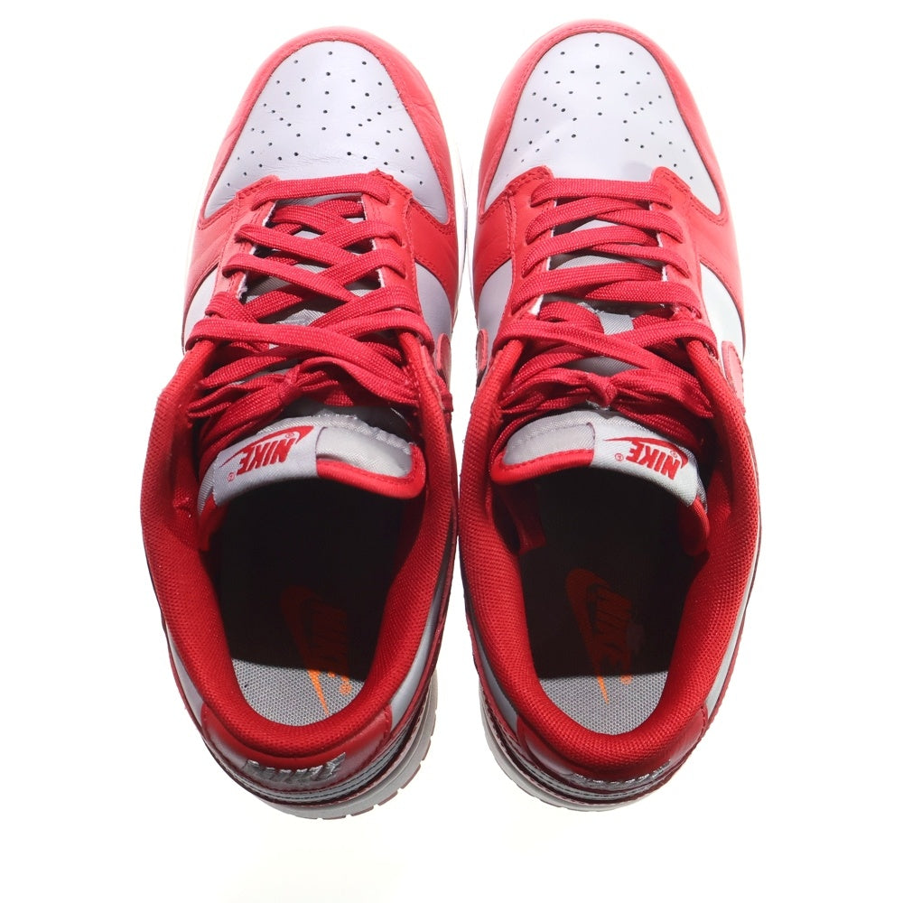 NIKE(ナイキ) DUNK LOW MIDIUM GREY UNLV ダンク ミディアムグレー ネバダ ラスベガス ローカットスニーカー レッド/グレー US9/27cm DD1391-002