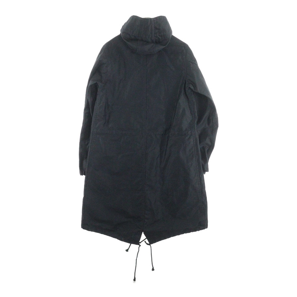 BLACK COMME des GARCONS(ブラックコムデギャルソン) ドローストリング モッズコート ブラック 1H-C201