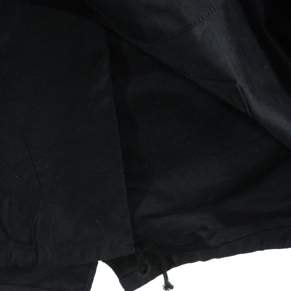 BLACK COMME des GARCONS(ブラックコムデギャルソン) ドローストリング モッズコート ブラック 1H-C201