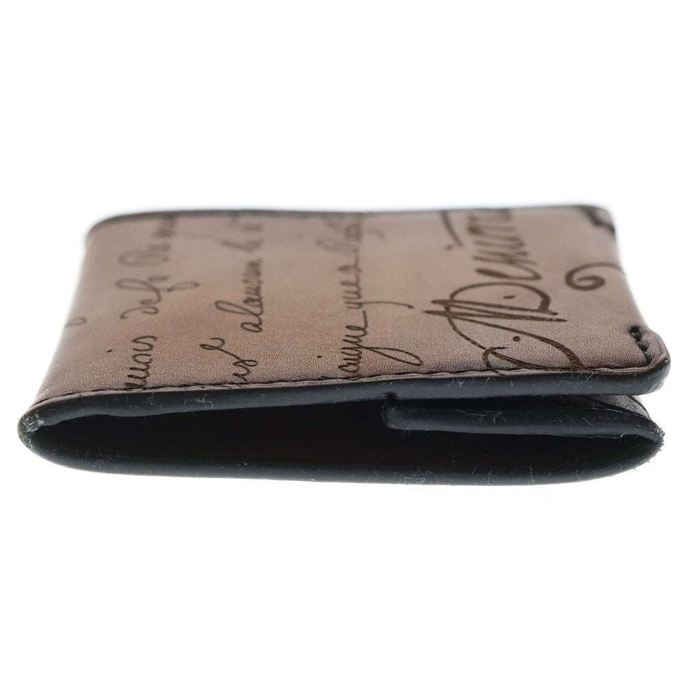 Berluti(ベルルッティ) カリグラフィレザーコインケース ブラウン