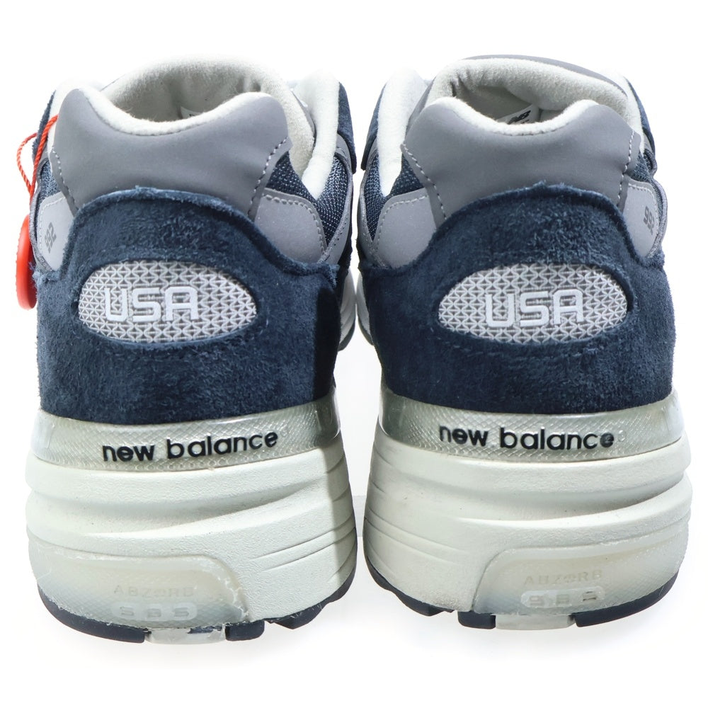 New Balance(ニューバランス) U992NY スウェード ローカットスニーカー ネイビー US10/28cm