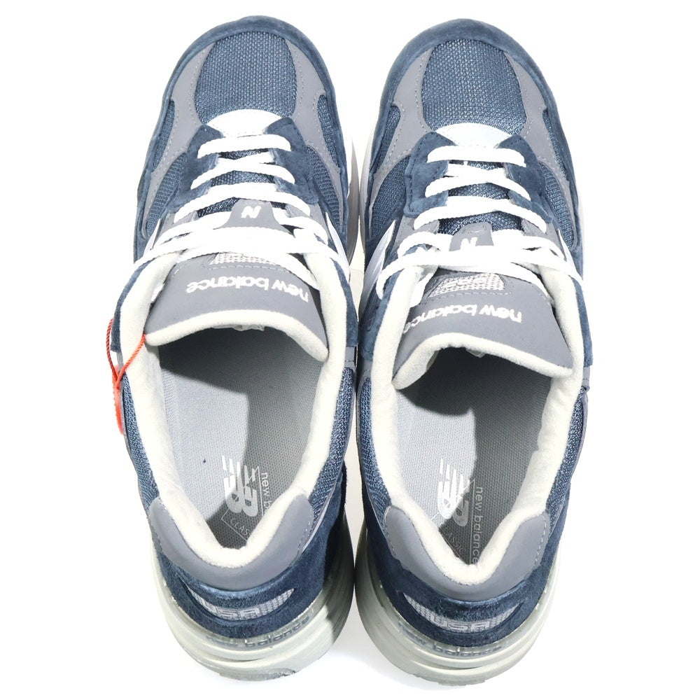 New Balance(ニューバランス) U992NY スウェード ローカットスニーカー ネイビー US10/28cm