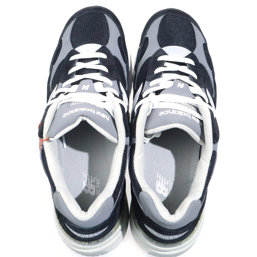 New Balance(ニューバランス) U992BK スウェード ローカットスニーカー ブラック US9.5/27.5cm