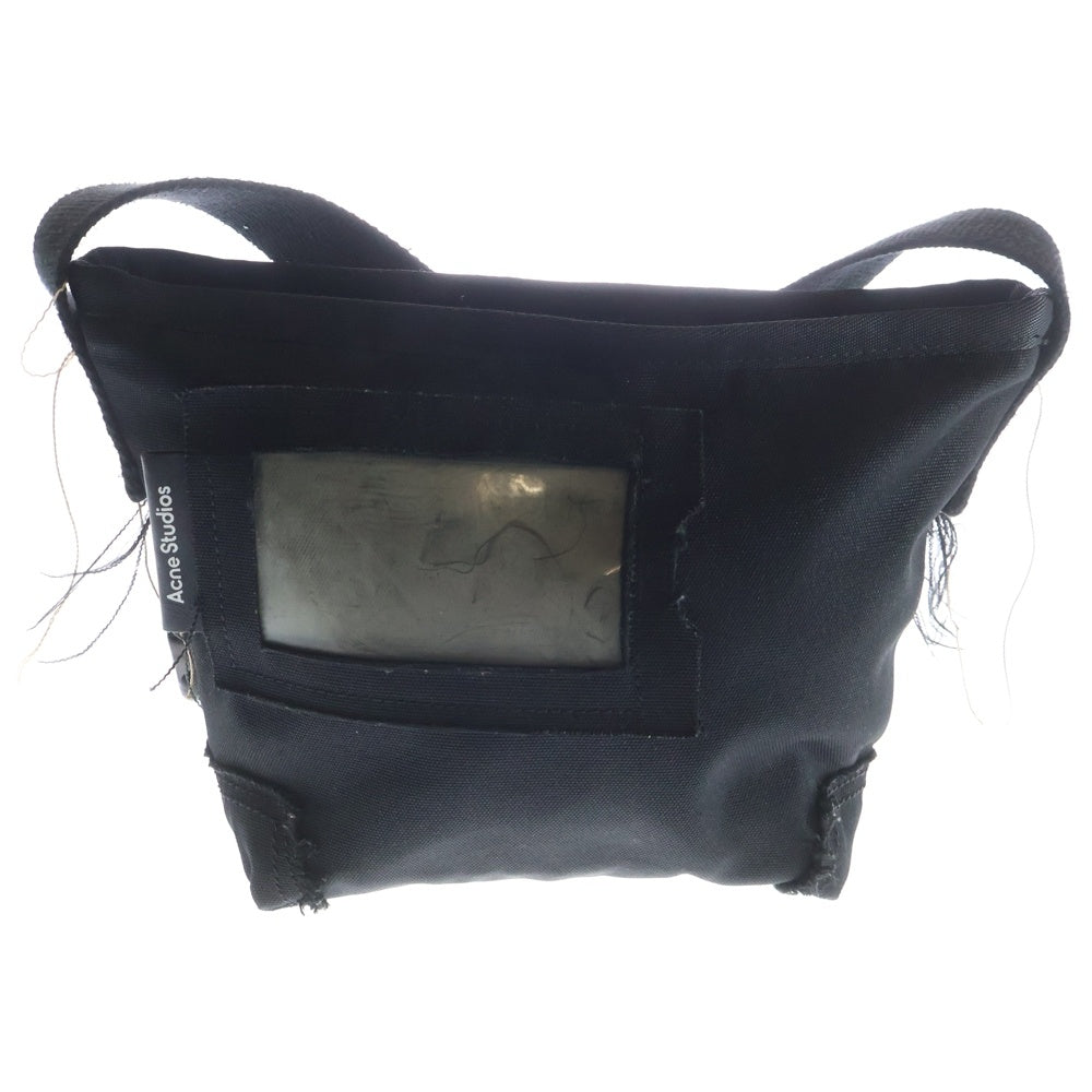 Acne Studios(アクネ ストゥディオズ) ロゴワッペン ウエストボディバッグ ブラック FN-UX-BAGS000027