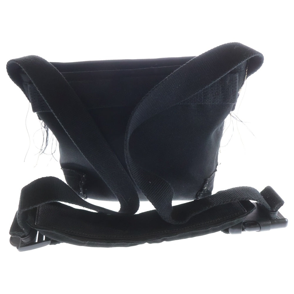 Acne Studios(アクネ ストゥディオズ) ロゴワッペン ウエストボディバッグ ブラック FN-UX-BAGS000027