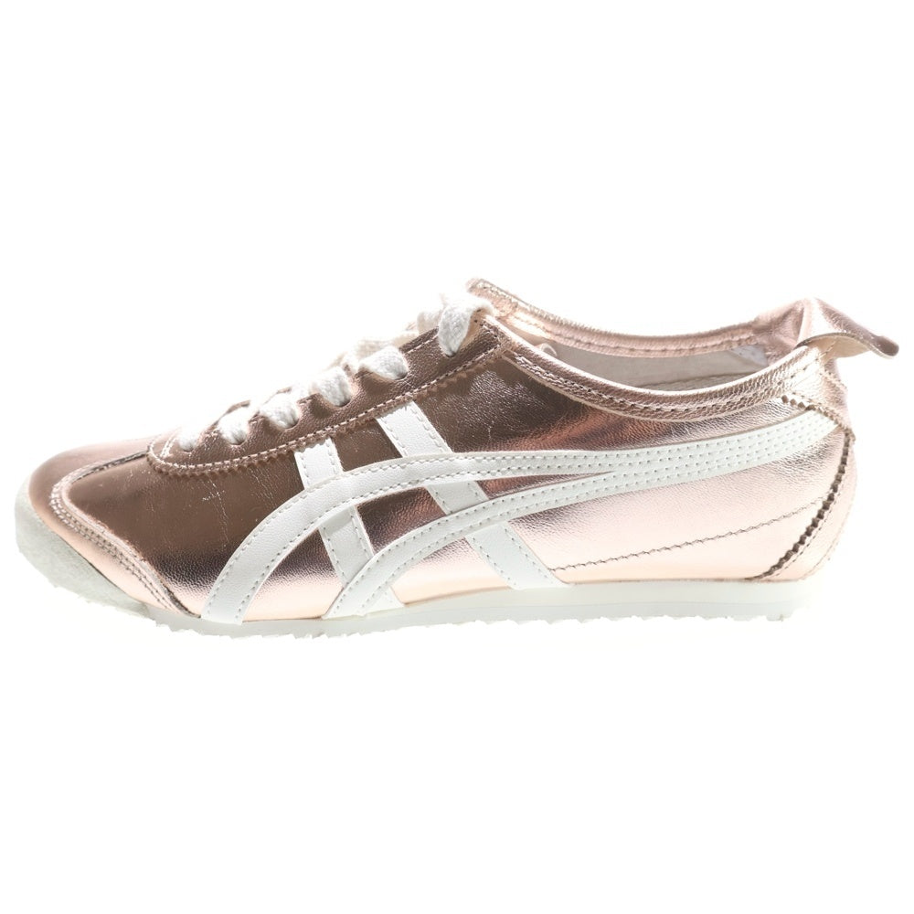 Onitsuka Tiger(オニツカタイガー) MEXICO 66 メキシコ ローカットスニーカー レディース ピンクゴールド US5/23.5cm 1183B566