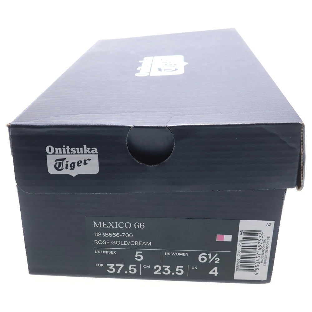 Onitsuka Tiger(オニツカタイガー) MEXICO 66 メキシコ ローカットスニーカー レディース ピンクゴールド US5/23.5cm 1183B566