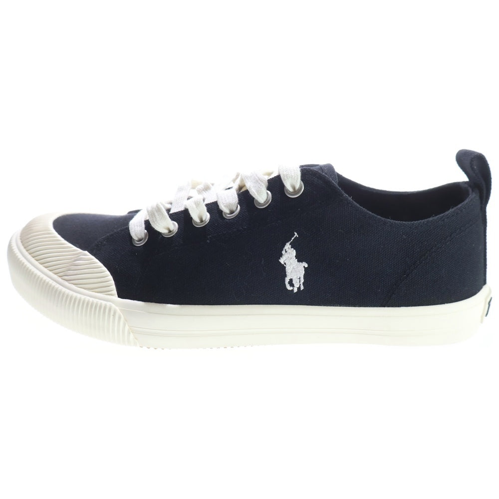 POLO RALPH LAUREN(ポロラルフローレン) ロゴエンブロイダリーデザイン レースアップ キャンバス生地 ローカットスニーカー レディース US5/24cm JV49-0320-BINHDUONG
