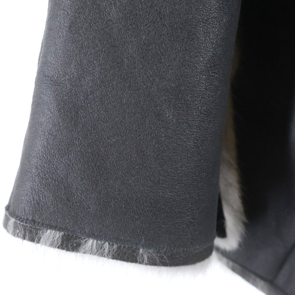 CHROME HEARTS(クロムハーツ) ×Rick Owens Fleur de Lis Fur Jacket×リック オウエンス コラボ ミンクファー ハート ジャケット レディース グレー