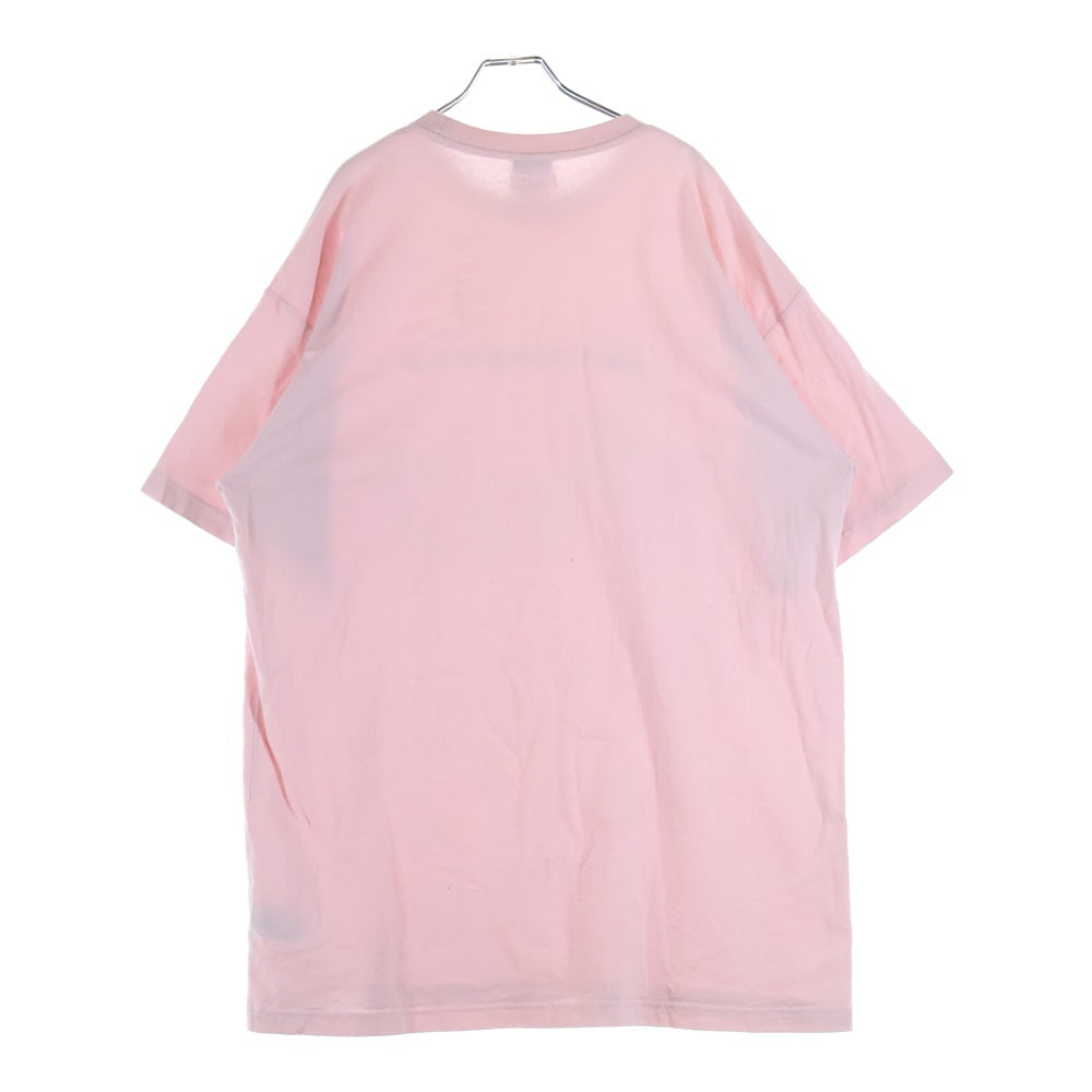 VETEMENTS(ヴェトモン) 21SS フレンドリーロゴデザイン クルーネック カットソー 半袖Tシャツ ピンク UE51TR340P