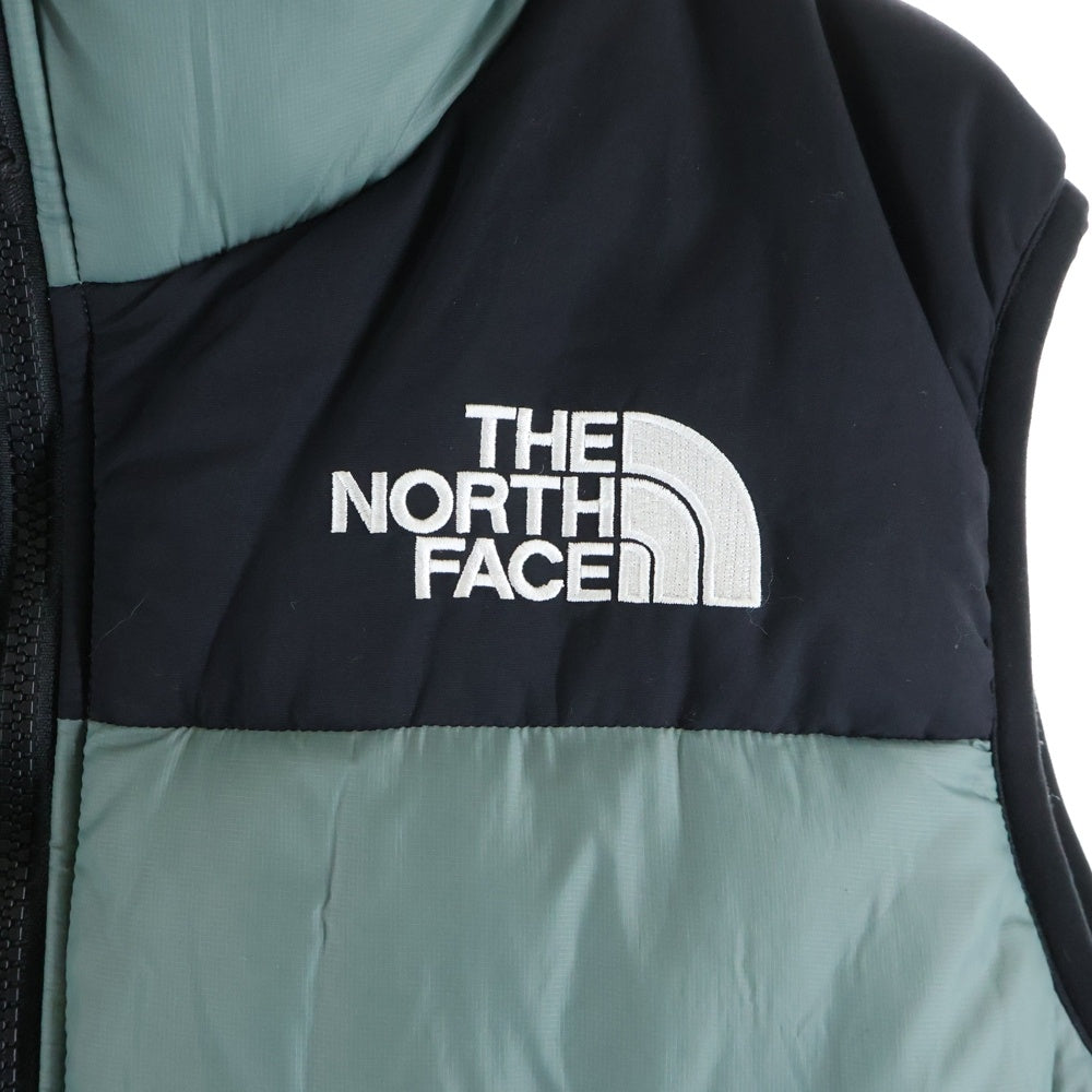 THE NORTH FACE(ザノースフェイス) HIMALAYAN SYNTHETIC VEST ヒマラヤ シンセティック 胸ロゴデザイン ジップアップ ダウンベスト グリーン NF0A4QZ4