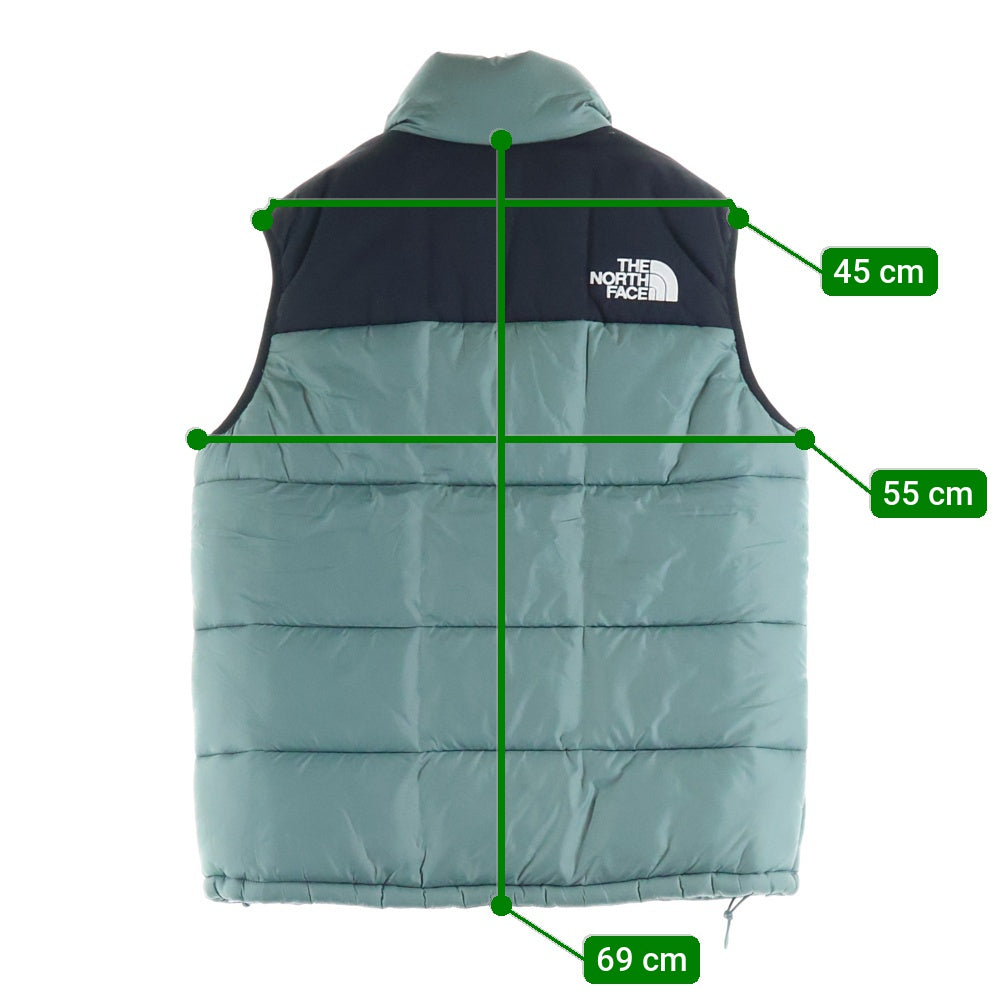 THE NORTH FACE(ザノースフェイス) HIMALAYAN SYNTHETIC VEST ヒマラヤ シンセティック 胸ロゴデザイン ジップアップ ダウンベスト グリーン NF0A4QZ4