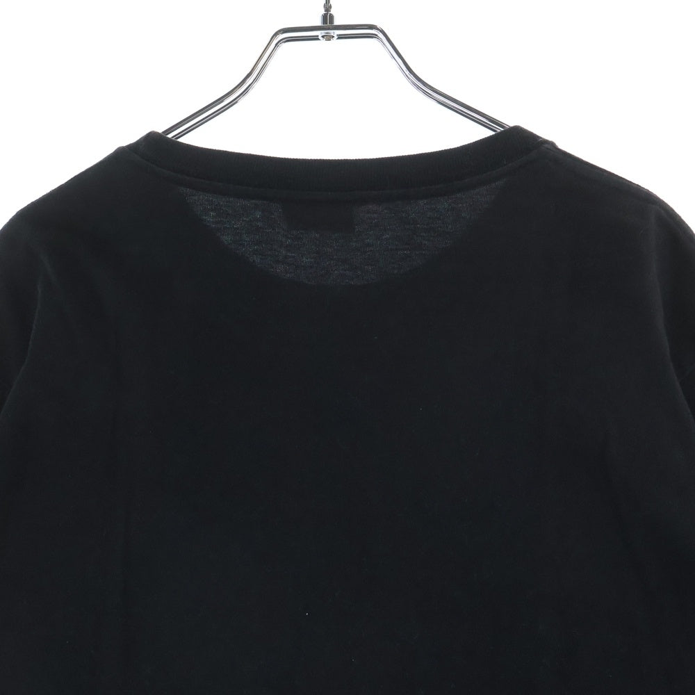 STUSSY(ステューシー) クラウンロゴデザイン クルーネック カットソー 半袖Tシャツ ブラック