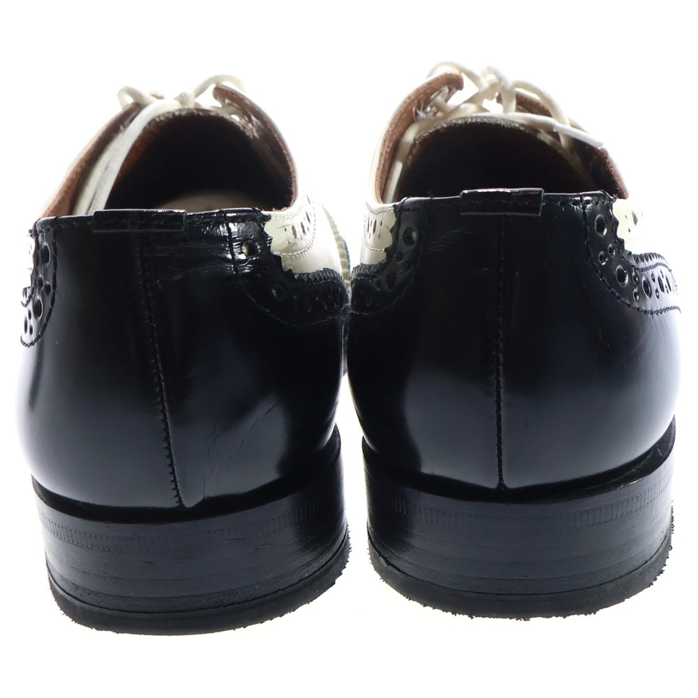 JUNYA WATANABE COMME des GARCONS(ジュンヤワタナベ コムデギャルソン) ウィングチップ レザードレスシューズ レディース ホワイト/ブラック