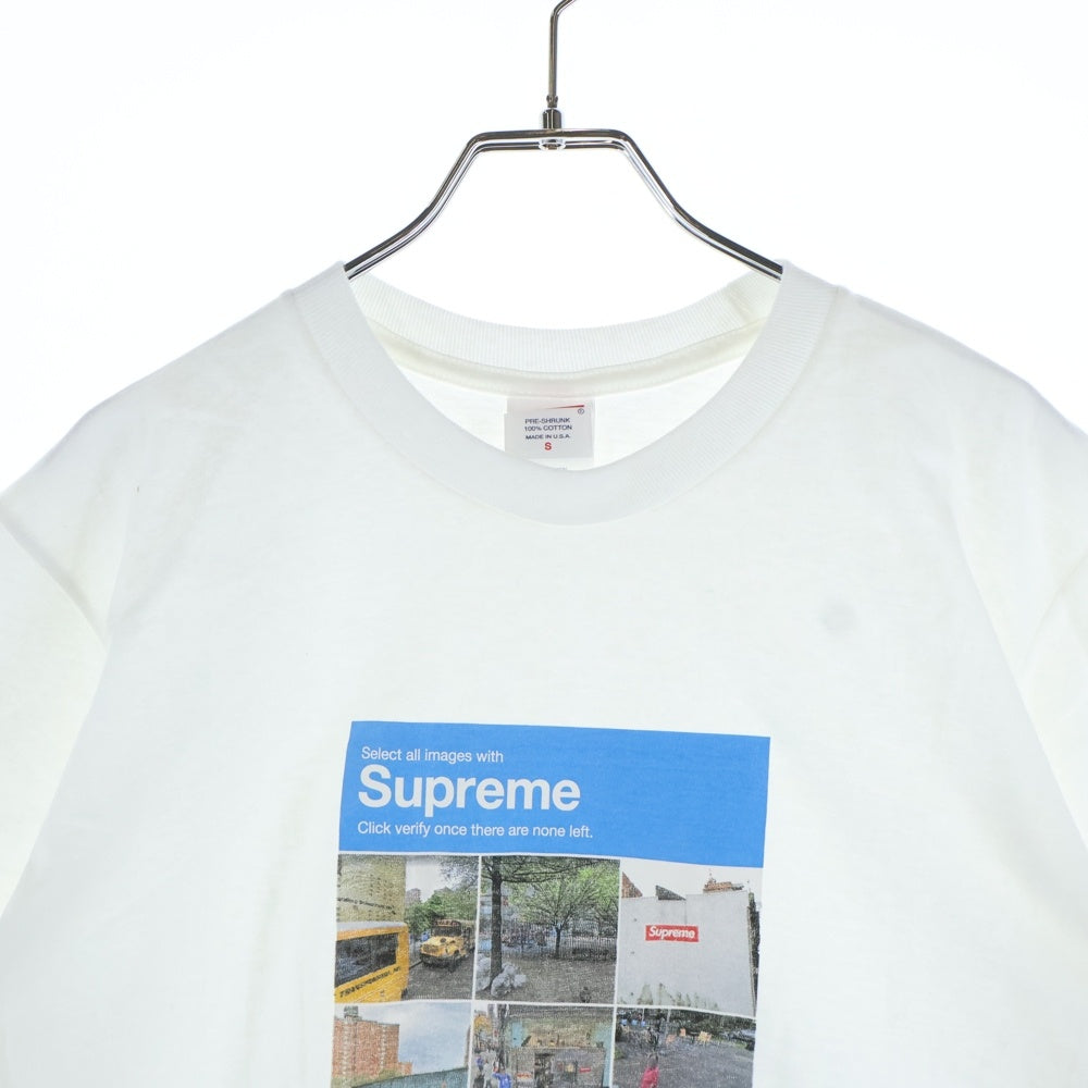 SUPREME(シュプリーム) 20AW verify Tee フロントプリント半袖Tシャツ ホワイト
