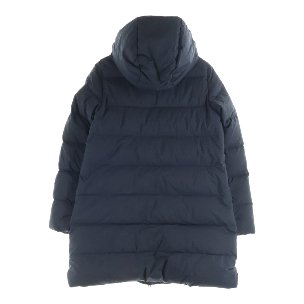 THE NORTH FACE(ザノースフェイス) ウィンドストッパー マルチポケット フーデッド ジップアップ ダウンコート ブラック NDW91553