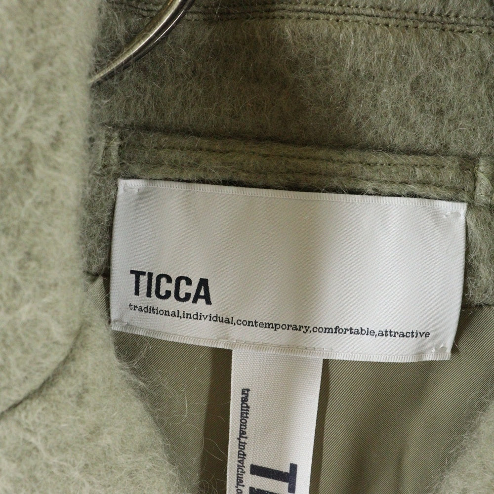JOURNAL STANDARD(ジャーナルスタンダード) 25AW TICCA ティッカ モヘヤ混 テントコート ロングコート ベージュ レディース TBEA-361