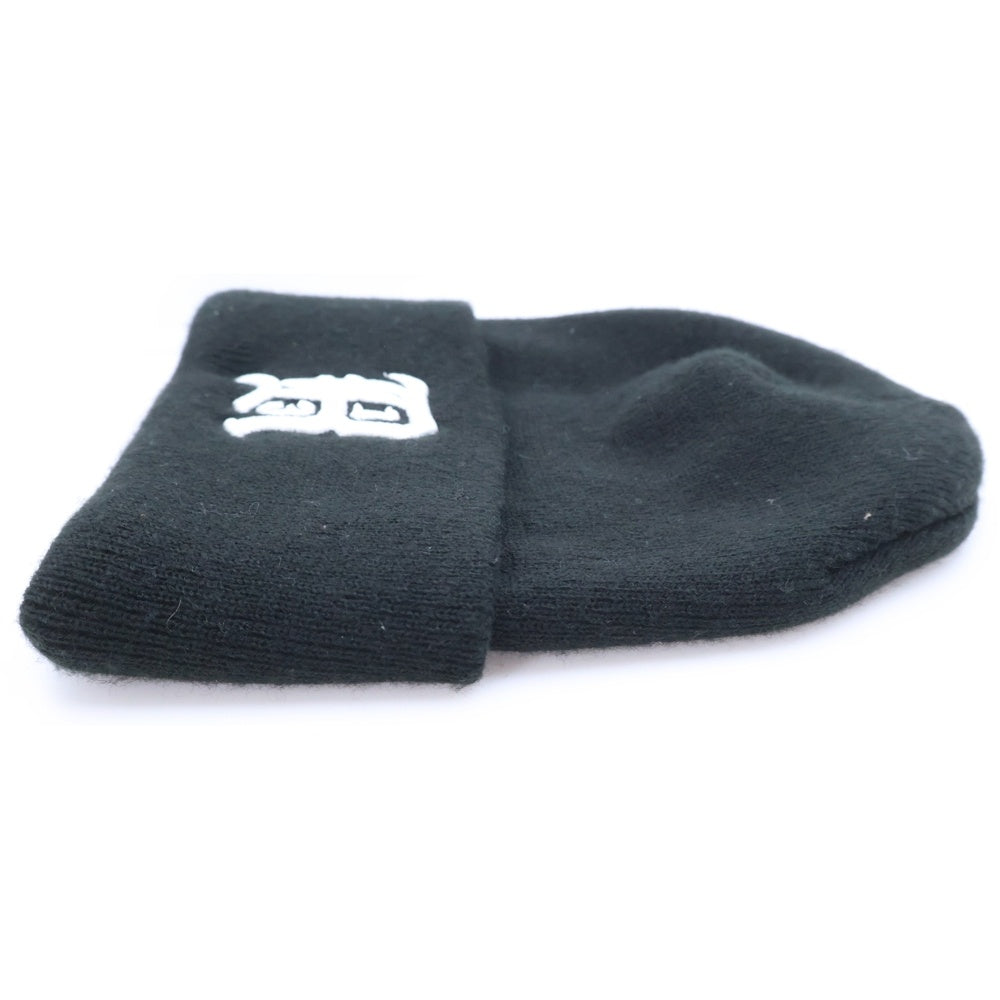 R13(アールサーティーン) R13 SKULLY HAT ロゴエンブロイダリー ビーニー ニット帽 キャップ 帽子 ブラック R13A5002-01