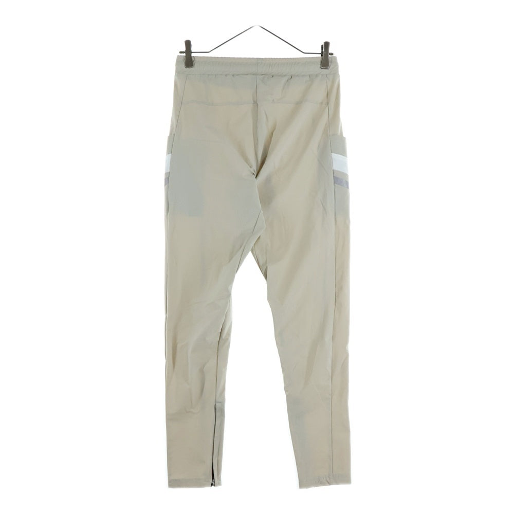 NO BRAND(ノーブランド) CRONOS クロノス サイドポケット ナイロン トラックパンツ ベージュ CR-SP-0057