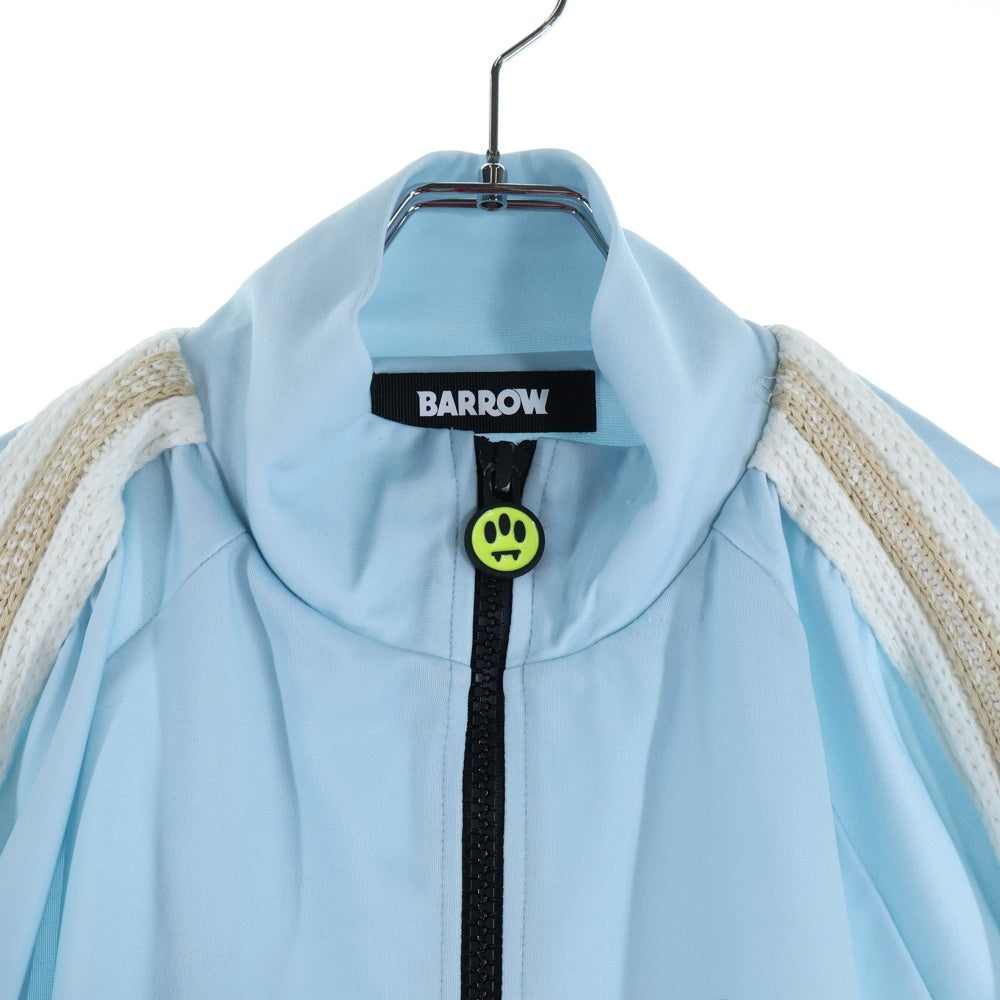 BARROW(バロウ) サイドライン ジップアップ トラックジャケット ブルー S5BWUAJK069