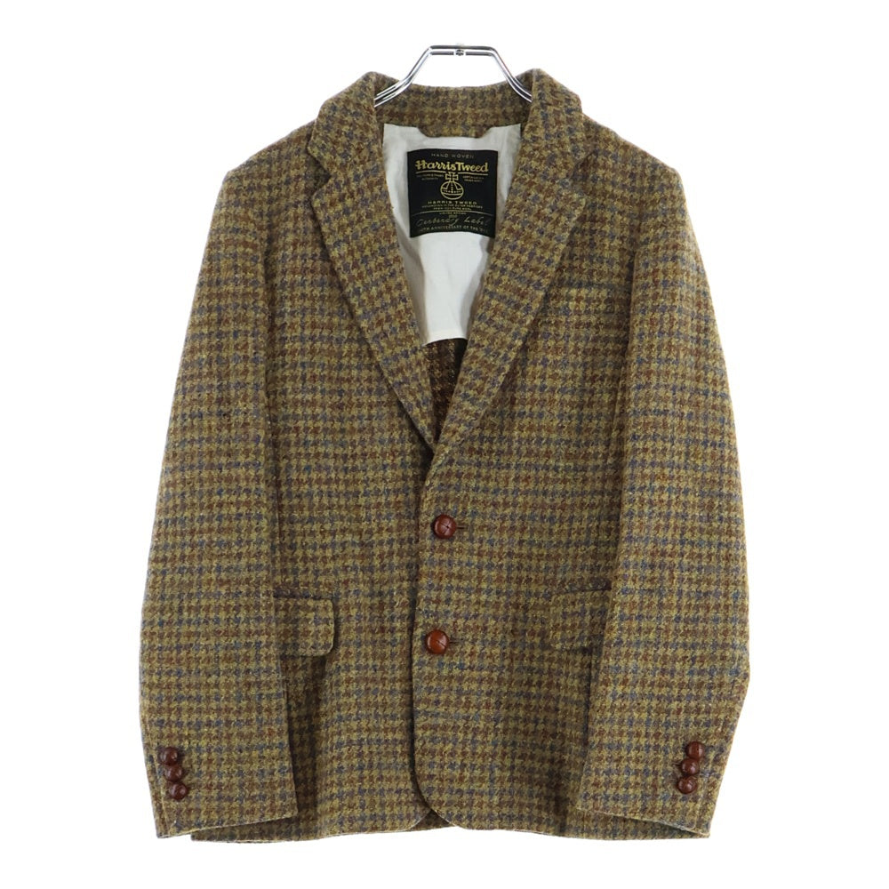 美品 ハリスツイード テーラードジャケット beauty&youth Mサイズ BEAUTY&YOUTH UNITED ARROWS(ビューティーアンドユースユナイテッド