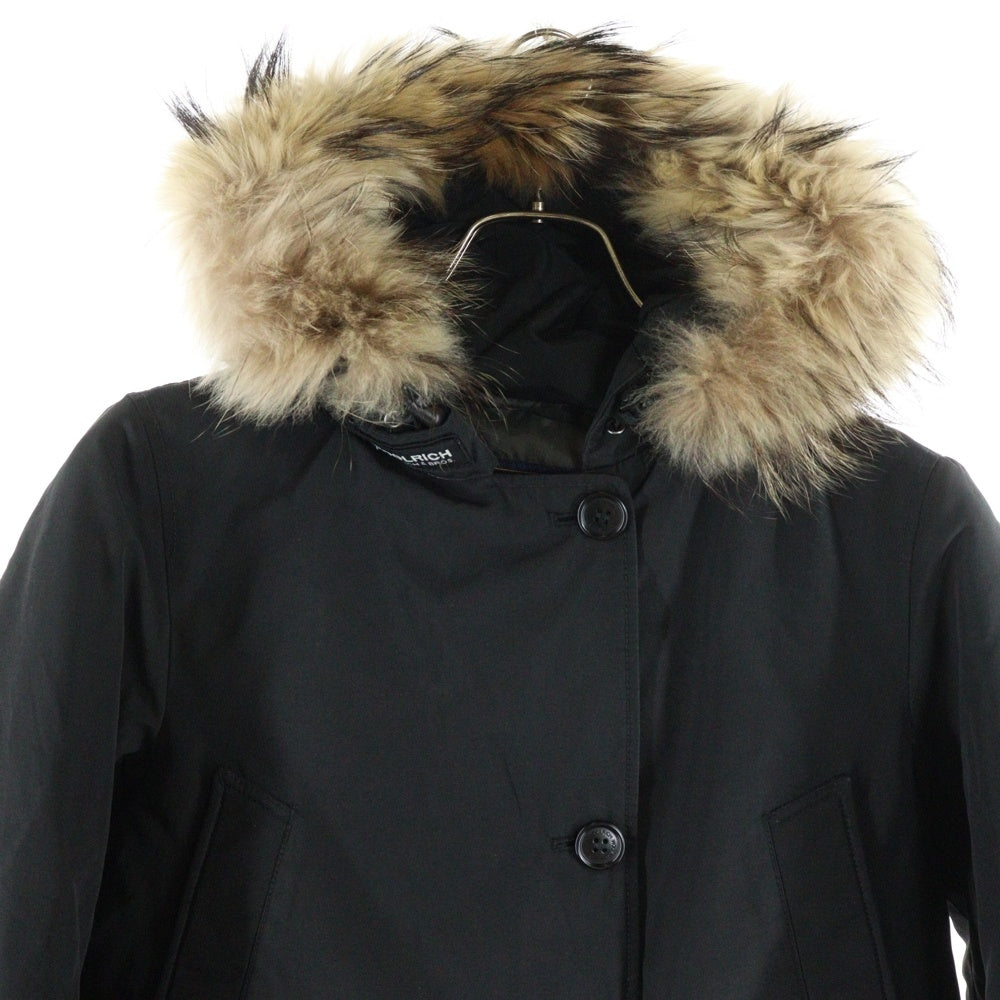 WOOLRICH(ウールリッチ) ARCTIC PARKA アークティック マルチポケット ファー付き ジップアップ ダウンジャケット ブラック レディース QC-008851