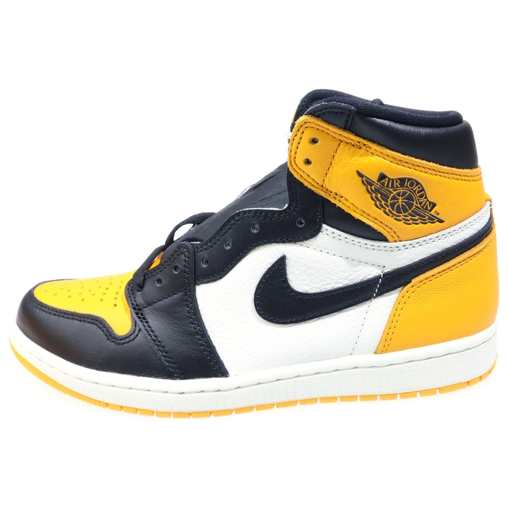 NIKE(ナイキ) AIR JORDAN 1 RETRO HIGH OG TAXI エアジョーダン 1 レトロ タクシー ハイカットスニーカー イエロー/ブラック US8/26cm 555088-711
