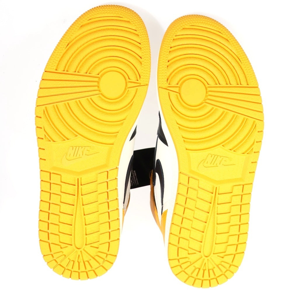 NIKE(ナイキ) AIR JORDAN 1 RETRO HIGH OG TAXI エアジョーダン 1 レトロ タクシー ハイカットスニーカー イエロー/ブラック US8/26cm 555088-711