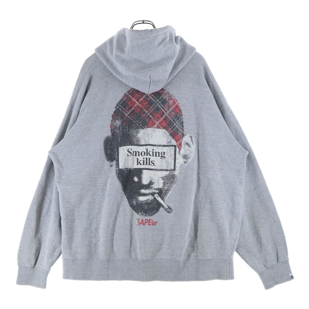 SAPEur(サプール) ×FR2 HOODIE エフアールツー 両面プリント クルー