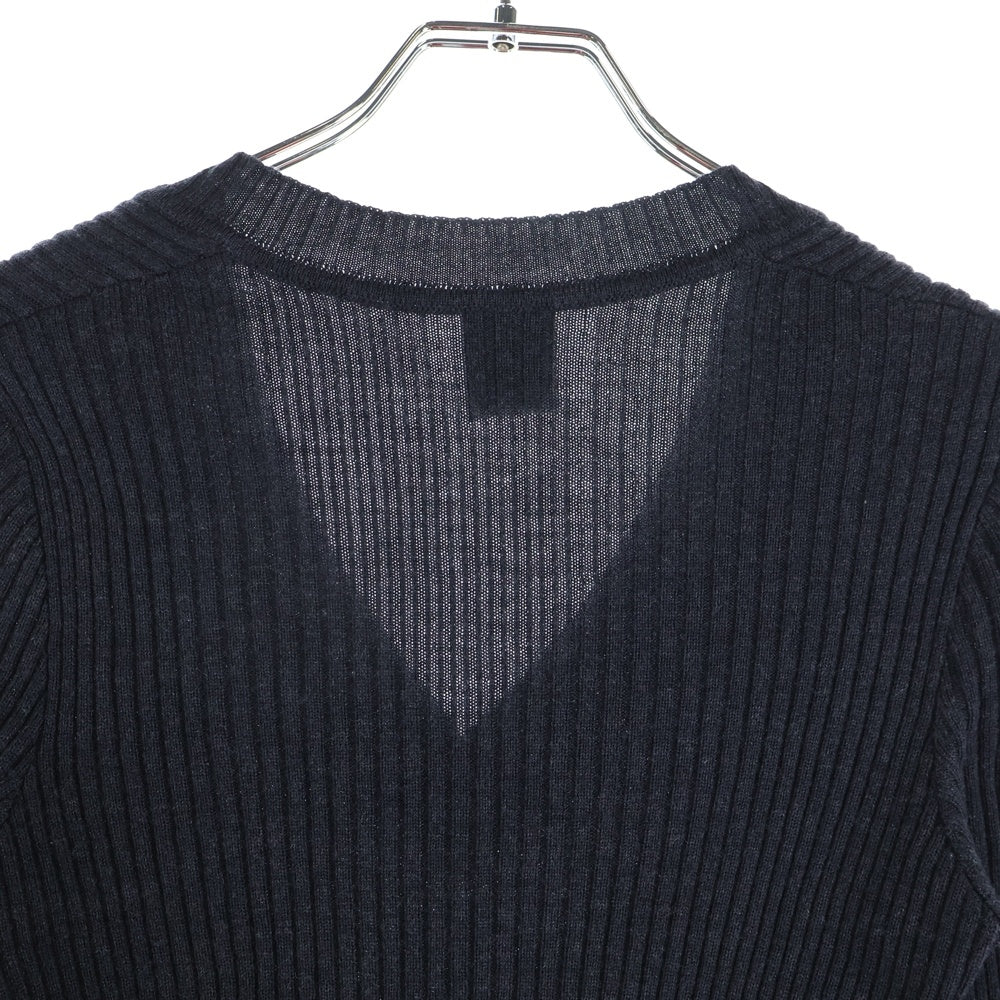 MISSONI(ミッソーニ) アーム切り替えVネックニットセーター ブラック レディース