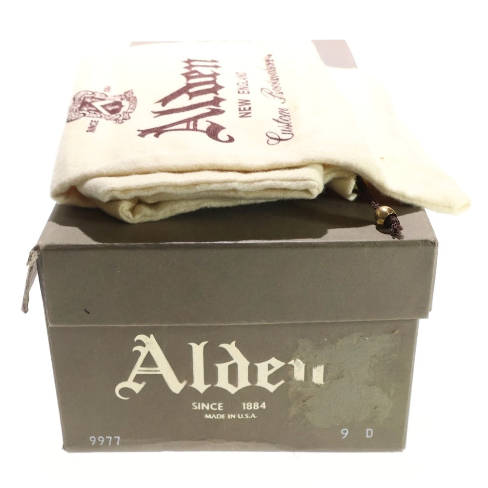 Alden(オールデン) ×SHIPS シップス スウェードレザー レースアップ ドレスシューズ アイボリー 9977