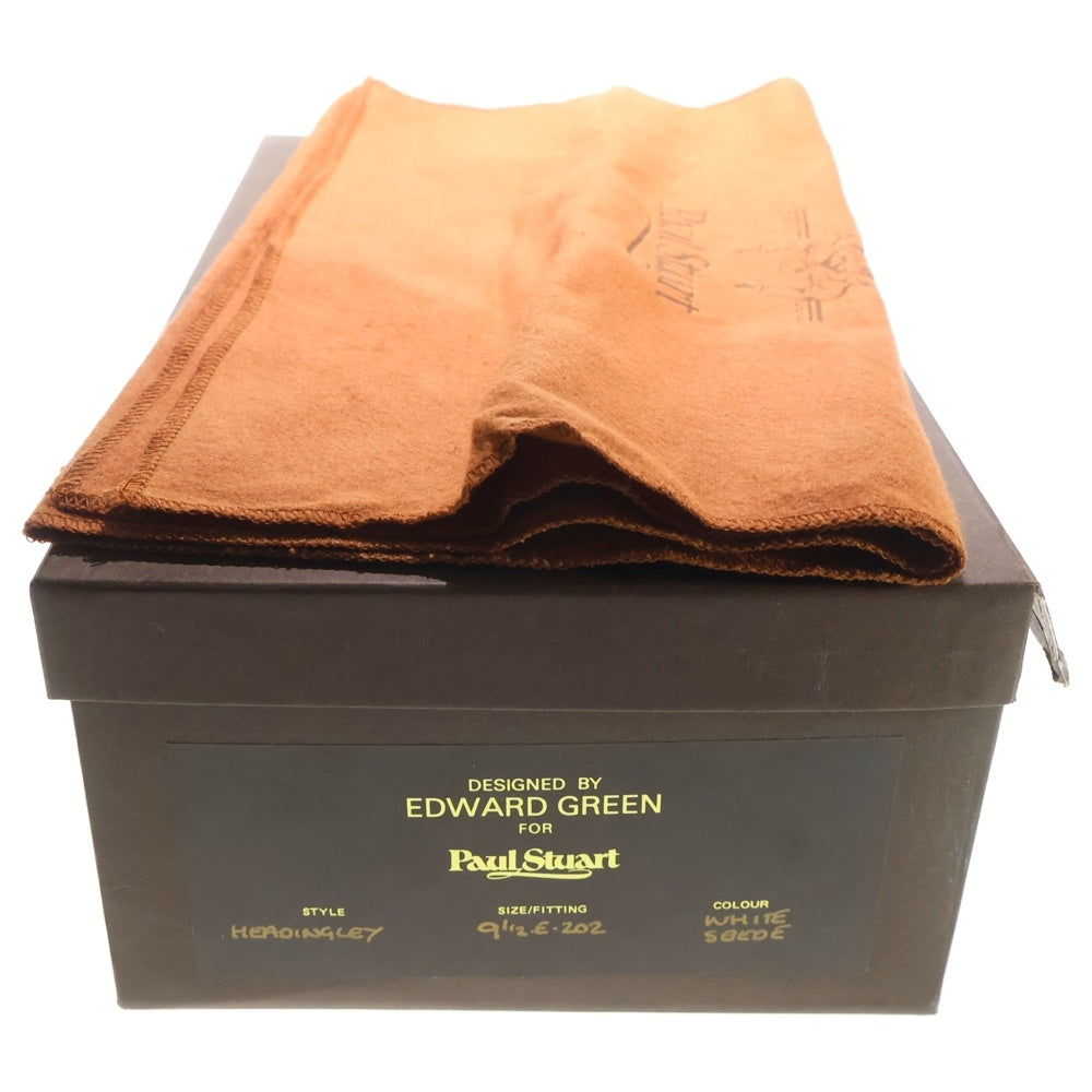 EDWARD GREEN(エドワードグリーン) 202 CHELSEA チェルシー スウェードレザー レースアップ ドレスシューズ ホワイト