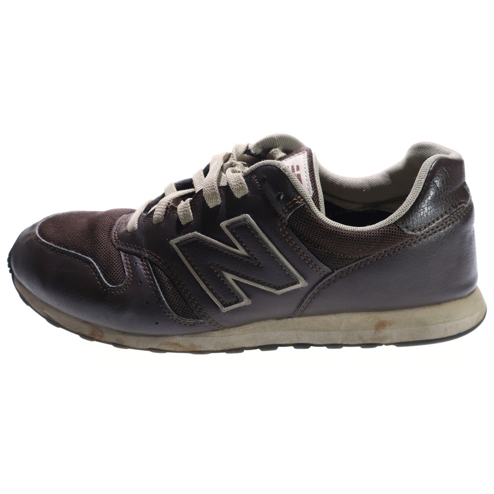 New Balance(ニューバランス) ML373BRN レザー ローカットスニーカー ブラウン US9.5/27.5cm