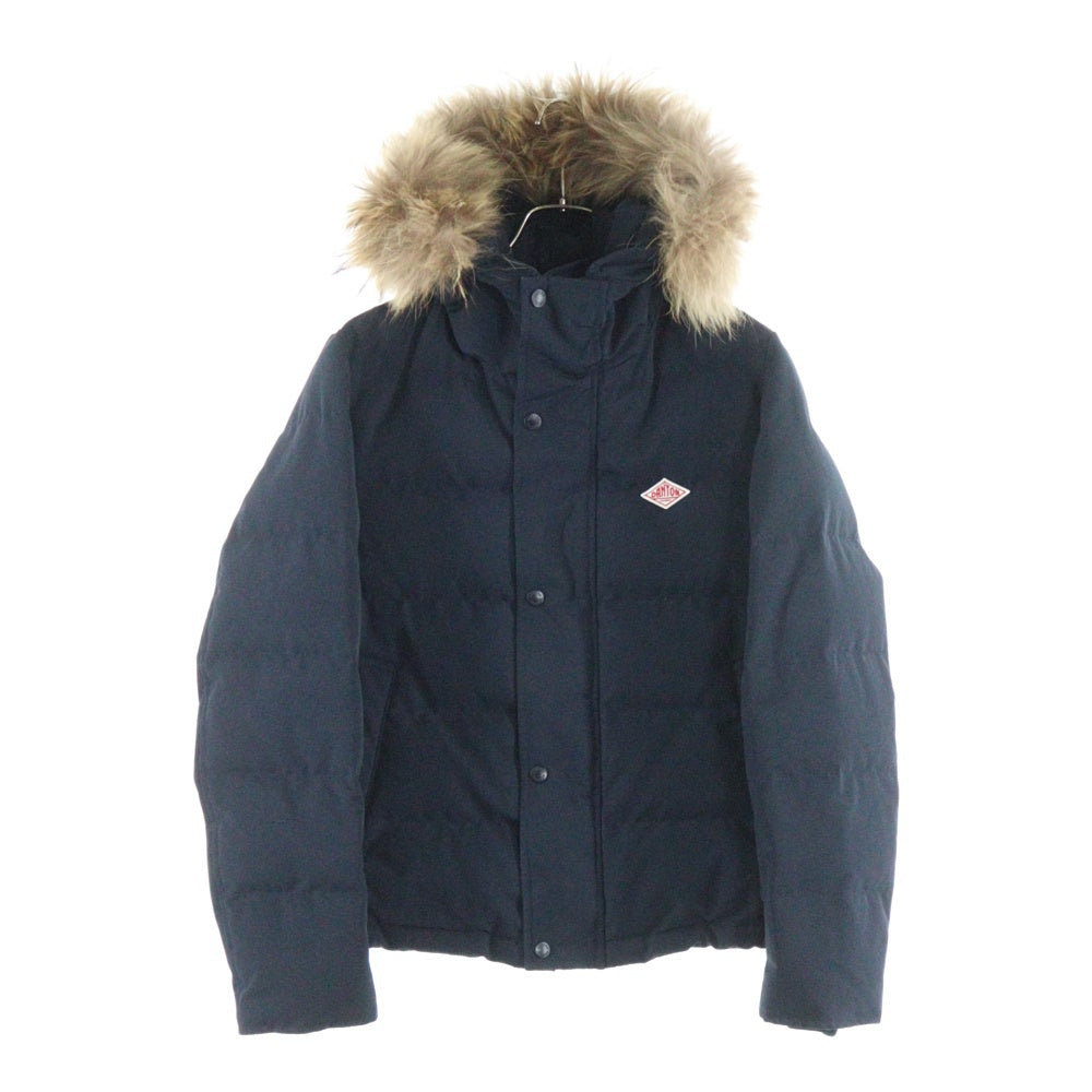 DANTON(ダントン) ファーフーデッド ジップアップダウンジャケット ネイビー 20A-FA-001