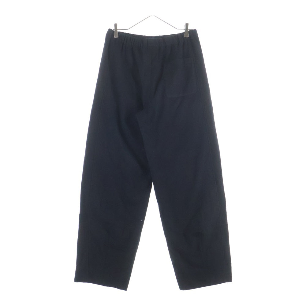 Stein(シュタイン) CASHMERE FLEECE EASY TWIST TROUSERS カシミア フリース イージー ツイスト スラックスパンツ ブラック ST.1270