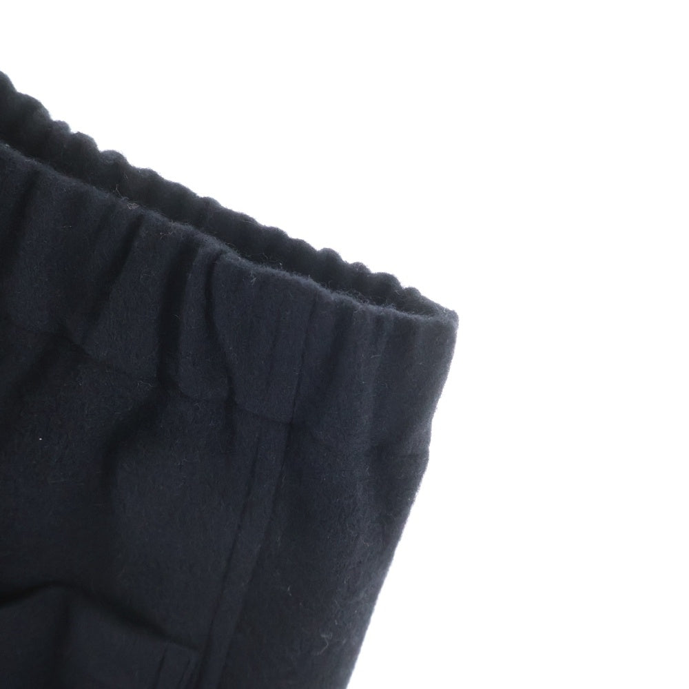 Stein(シュタイン) CASHMERE FLEECE EASY TWIST TROUSERS カシミア フリース イージー ツイスト スラックスパンツ ブラック ST.1270