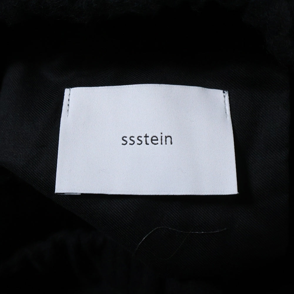 Stein(シュタイン) CASHMERE FLEECE EASY TWIST TROUSERS カシミア フリース イージー ツイスト スラックスパンツ ブラック ST.1270