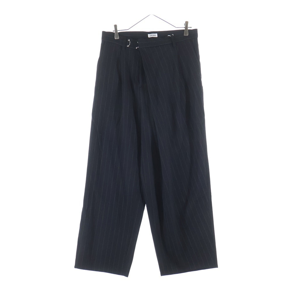 Jieda(ジエダ) 25AW OVER WRAP SLACKS オーバー ラップ ストライプ柄