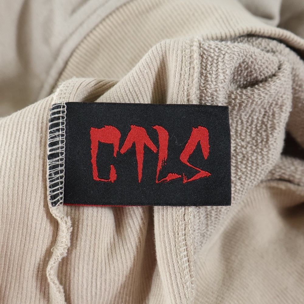 cvtvlist(カタリスト) ROYAL FRASH別注 エンブロイダリーデザイン クルーネック スウェット セーター ベージュ 240103RF01