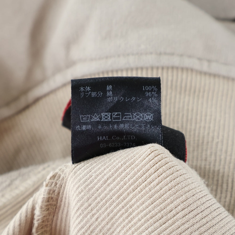 cvtvlist(カタリスト) ROYAL FRASH別注 エンブロイダリーデザイン クルーネック スウェット セーター ベージュ 240103RF01