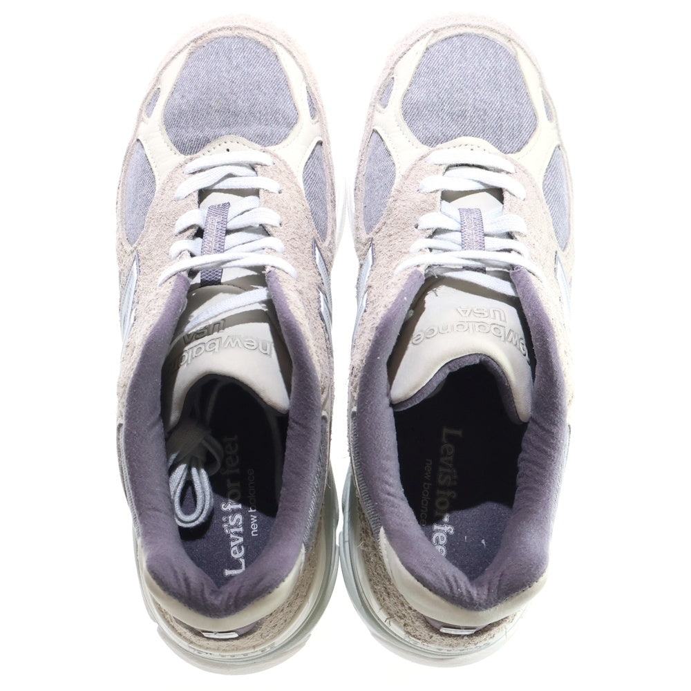 New Balance(ニューバランス) ×Levi's M990LV3 リーバイス スウェード ローカットスニーカー グレー US10.5/28.5cm