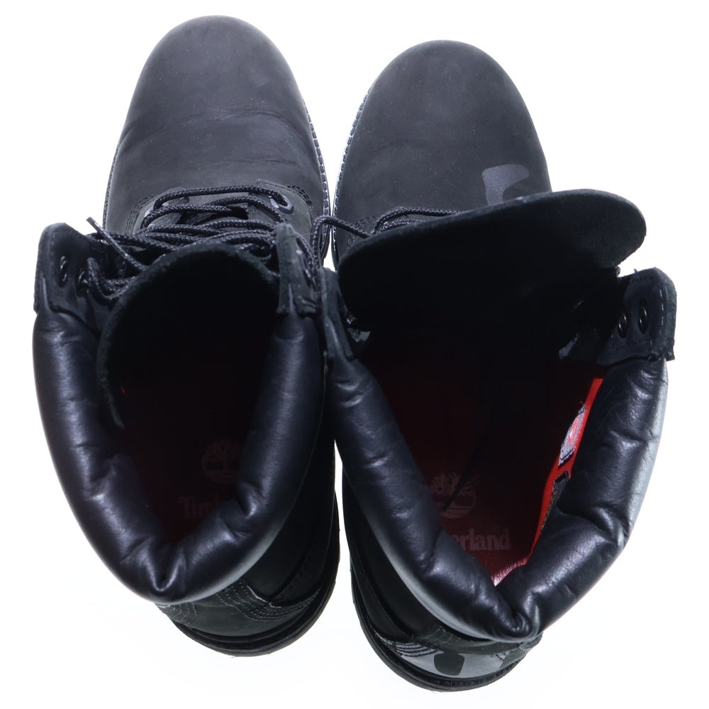 SUPREME(シュプリーム) 23AW ×Timberland Big Logo 6-Inch Premium Waterproof Boot ティンバーランド ビッグロゴ 6インチ プレミアム ウォータープルーフ ブーツ ブラック